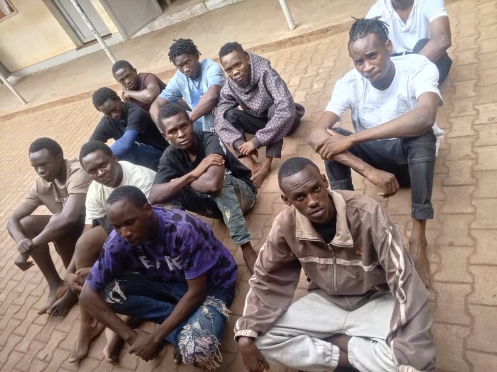 Iganga-police-arrests-13-suspects-arrested-during-search-operations-recovers-suspected-stolen-property-and-narcotics